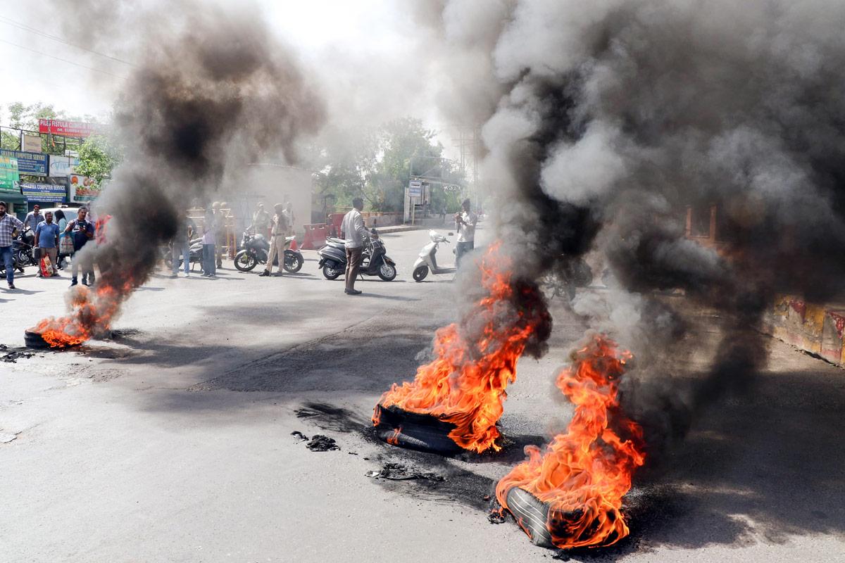Protests against Pakistan in Jammu