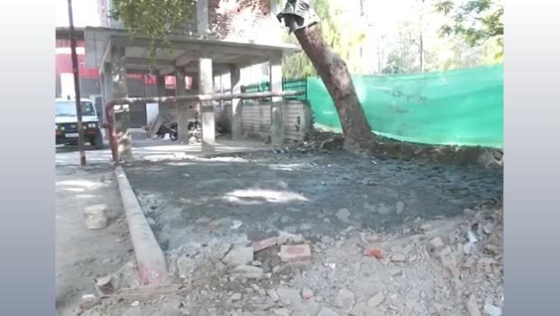 The debris of the mazar after razing it in Dehradun/ANI on X