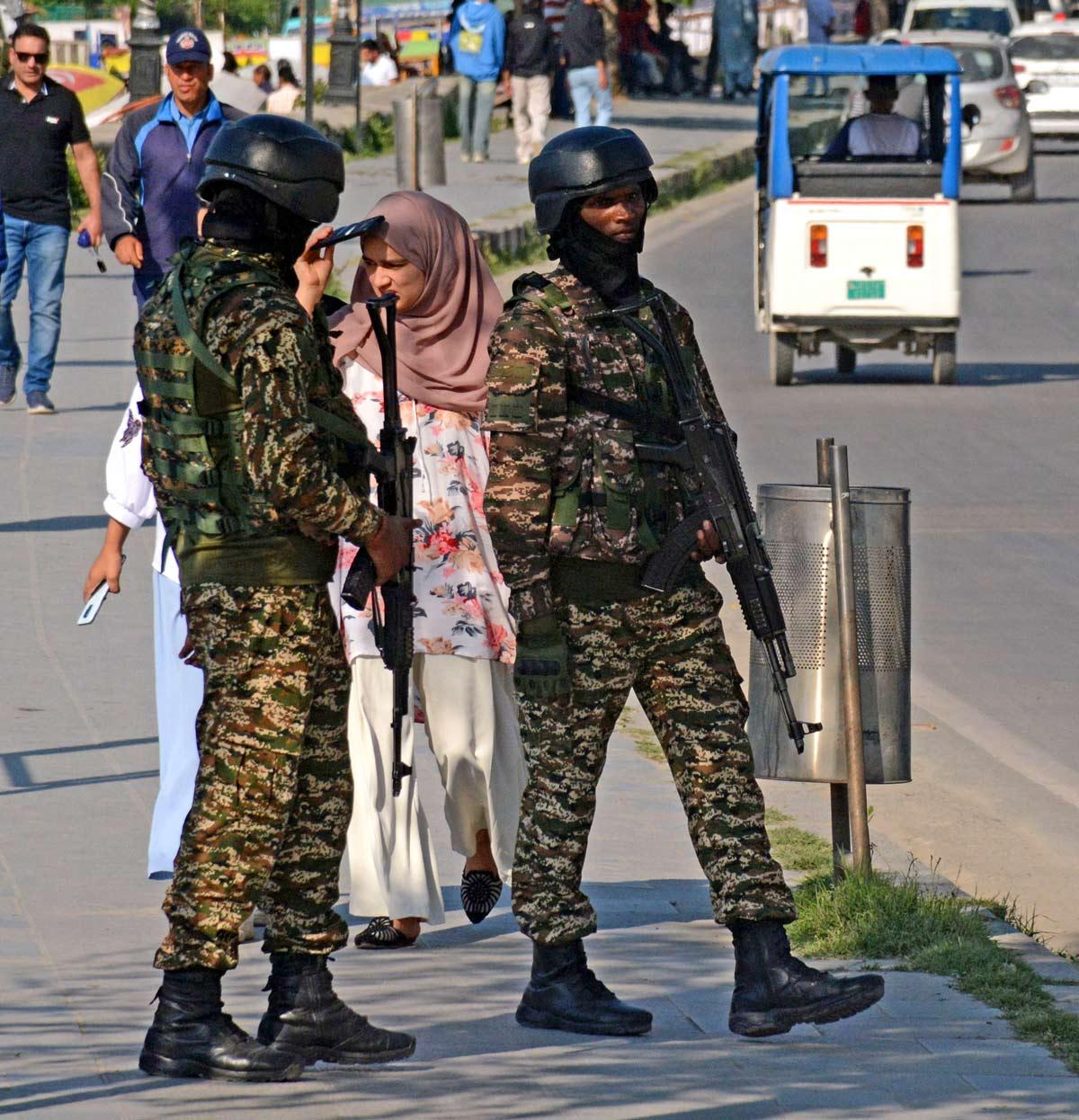 Security presence at tourist spots have been upped