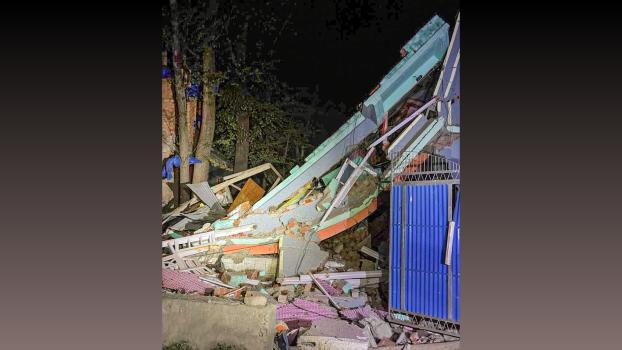 The house of a terrorist was destroyed in Shopian