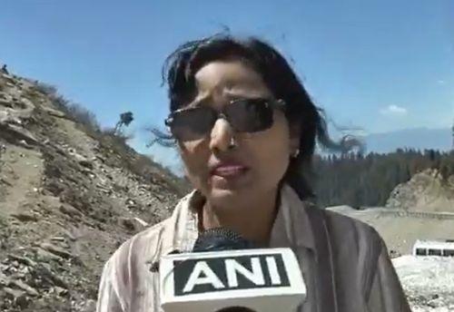 A tourist in Bhaderwah, Kashmir