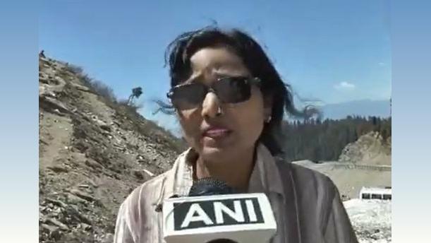 A tourist in Bhaderwah, Kashmir