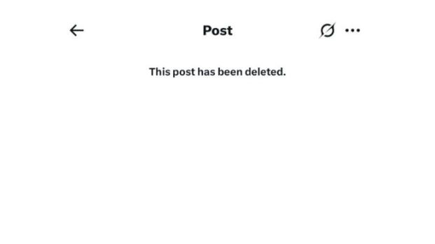 The post delete by the Congress