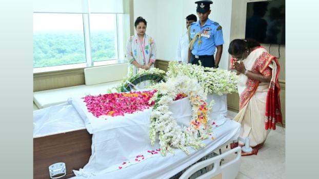 President Murmu with Kalpana Soren