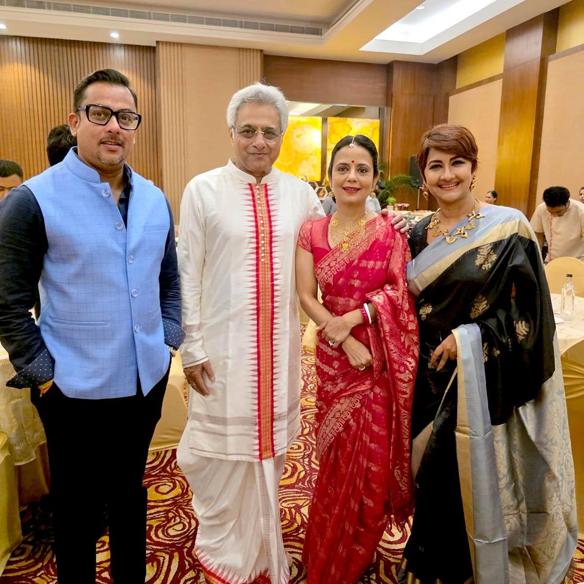 PHOTOS: Inside Mahua Moitra-Pinaki Misra wedding reception - Rediff.com