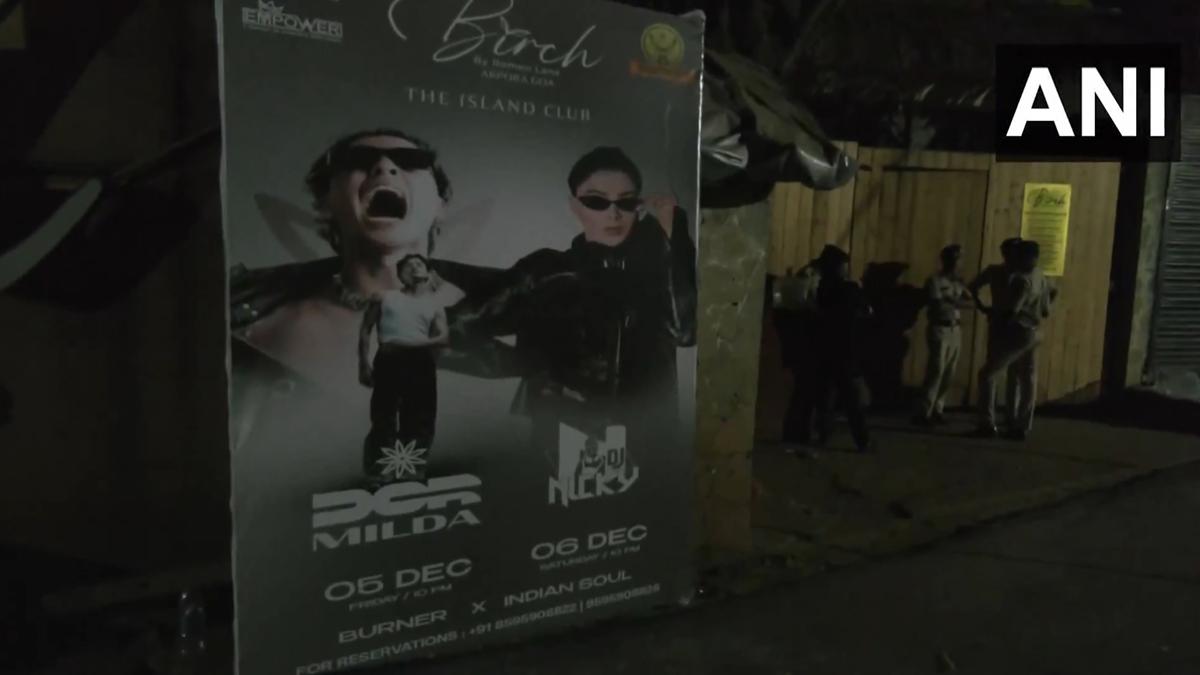 The nightclub where a fire broke out killing 25 in Goa./ANI Photo