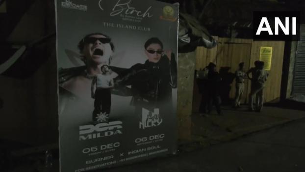 The nightclub where a fire broke out killing 25 in Goa./ANI Photo