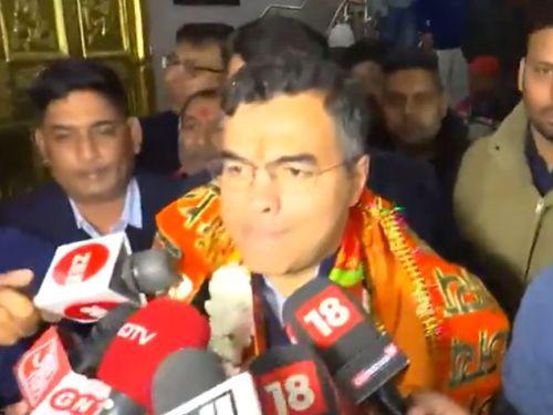 BJP's New Delhi assembly constituency, Parvesh Verma says he prayed for BJP
