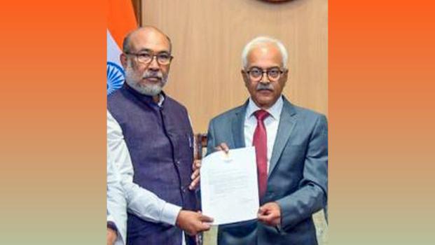 The Manipur CM resigned on Sunday