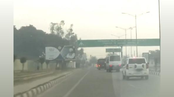 Deported immigrants being transported to Haryana from Amritsar on Sunday/ANI on X