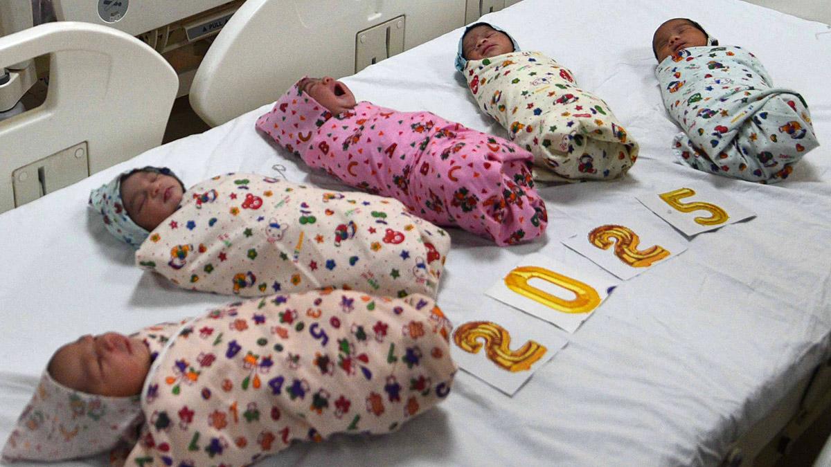 Babies born on New Year in Mumbai