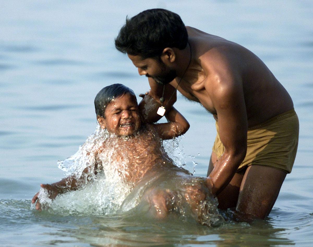 Kumbh bathing