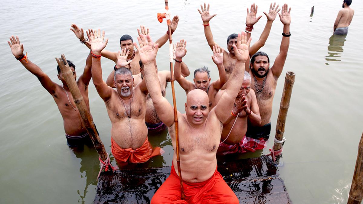 Paush Purnima at Maha Kumbh 2025, in Prayagraj