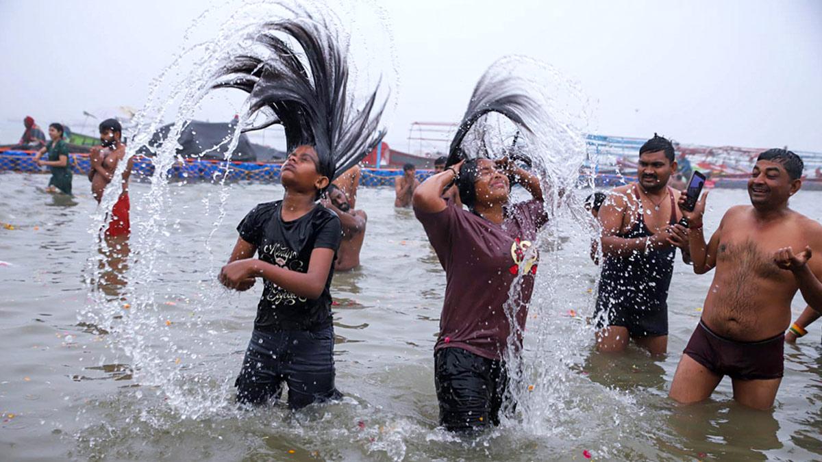 Paush Purnima at Maha Kumbh 2025, in Prayagraj