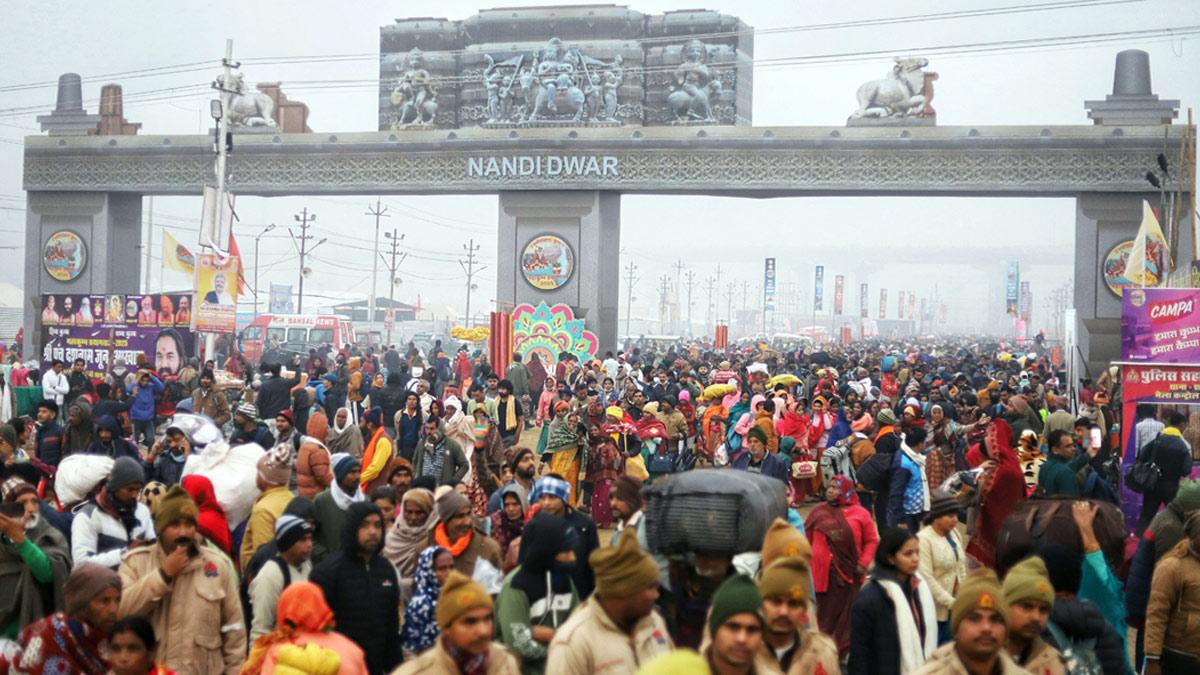 Paush Purnima at Maha Kumbh 2025, in Prayagraj