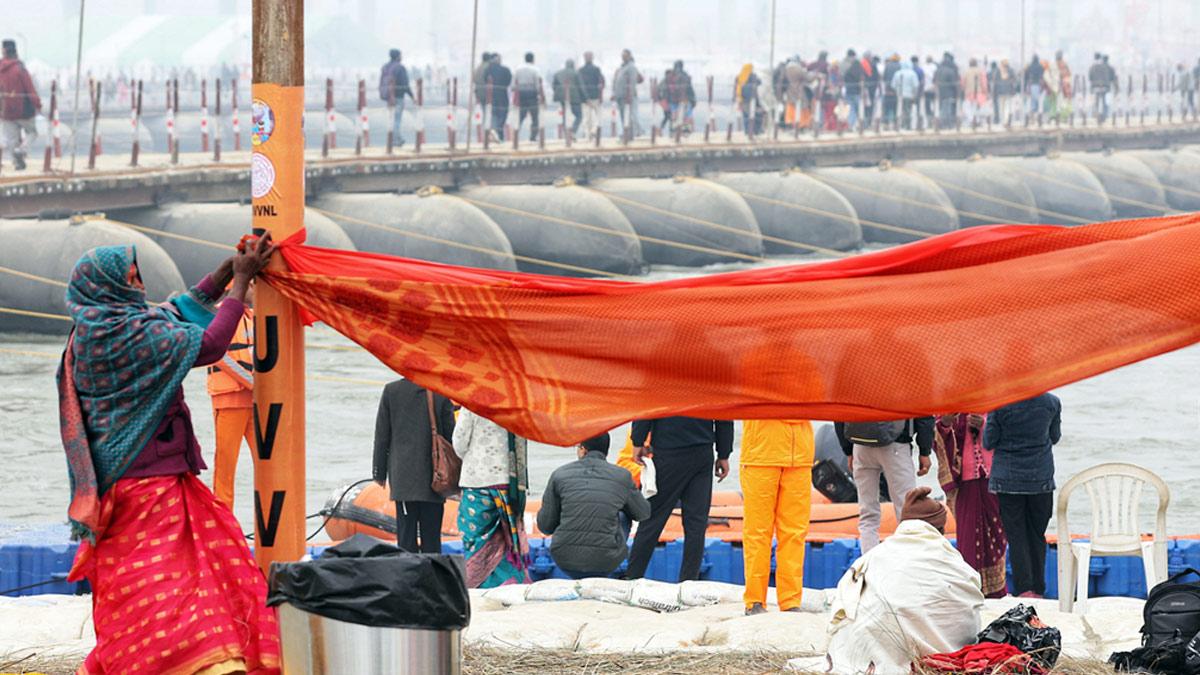 Paush Purnima at Maha Kumbh 2025, in Prayagraj