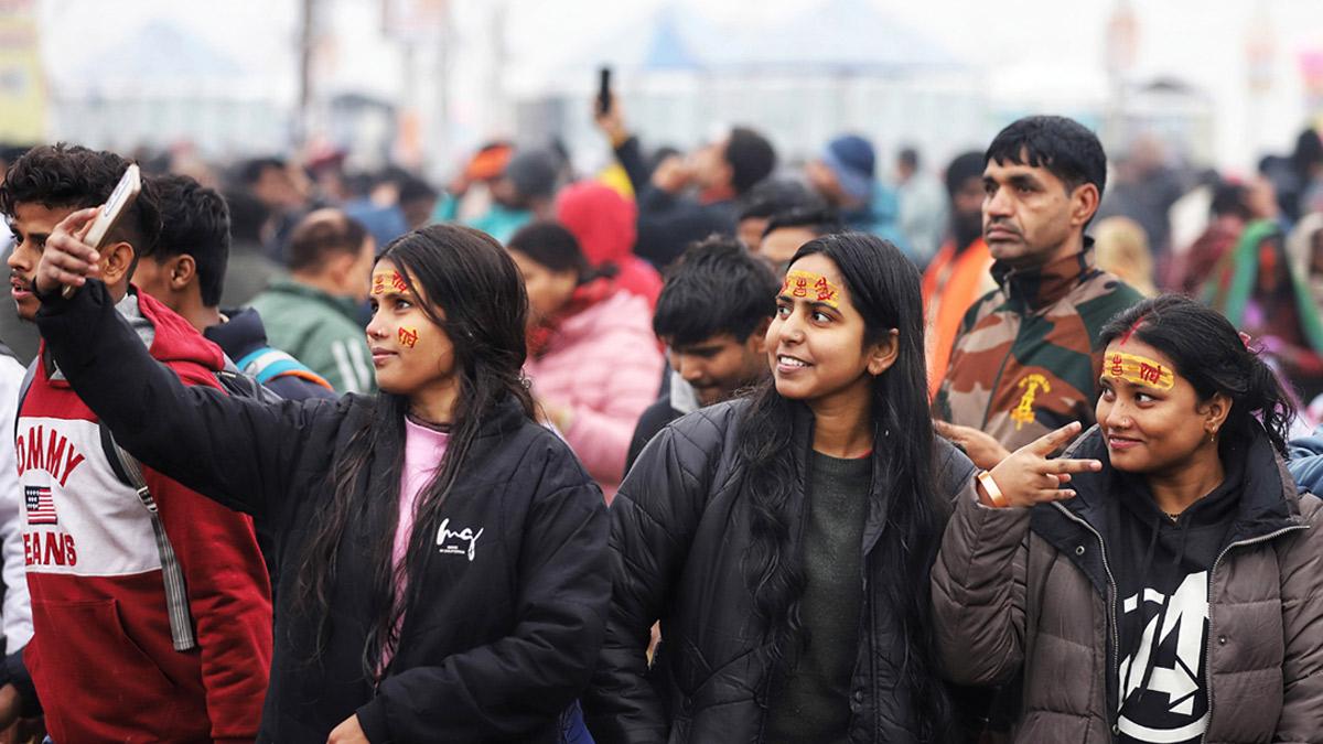 Paush Purnima at Maha Kumbh 2025, in Prayagraj