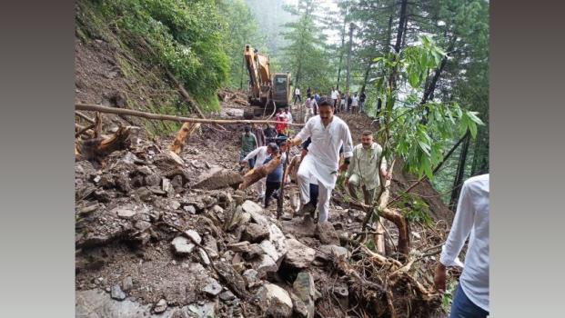 PWD minister visits Seraj valley in Mandi