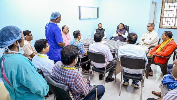 Odisha CM at AIIMS Bhubaneshwar