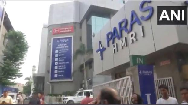 The hospital where gangster Chandan Mishra was shot dead./ANI Photo