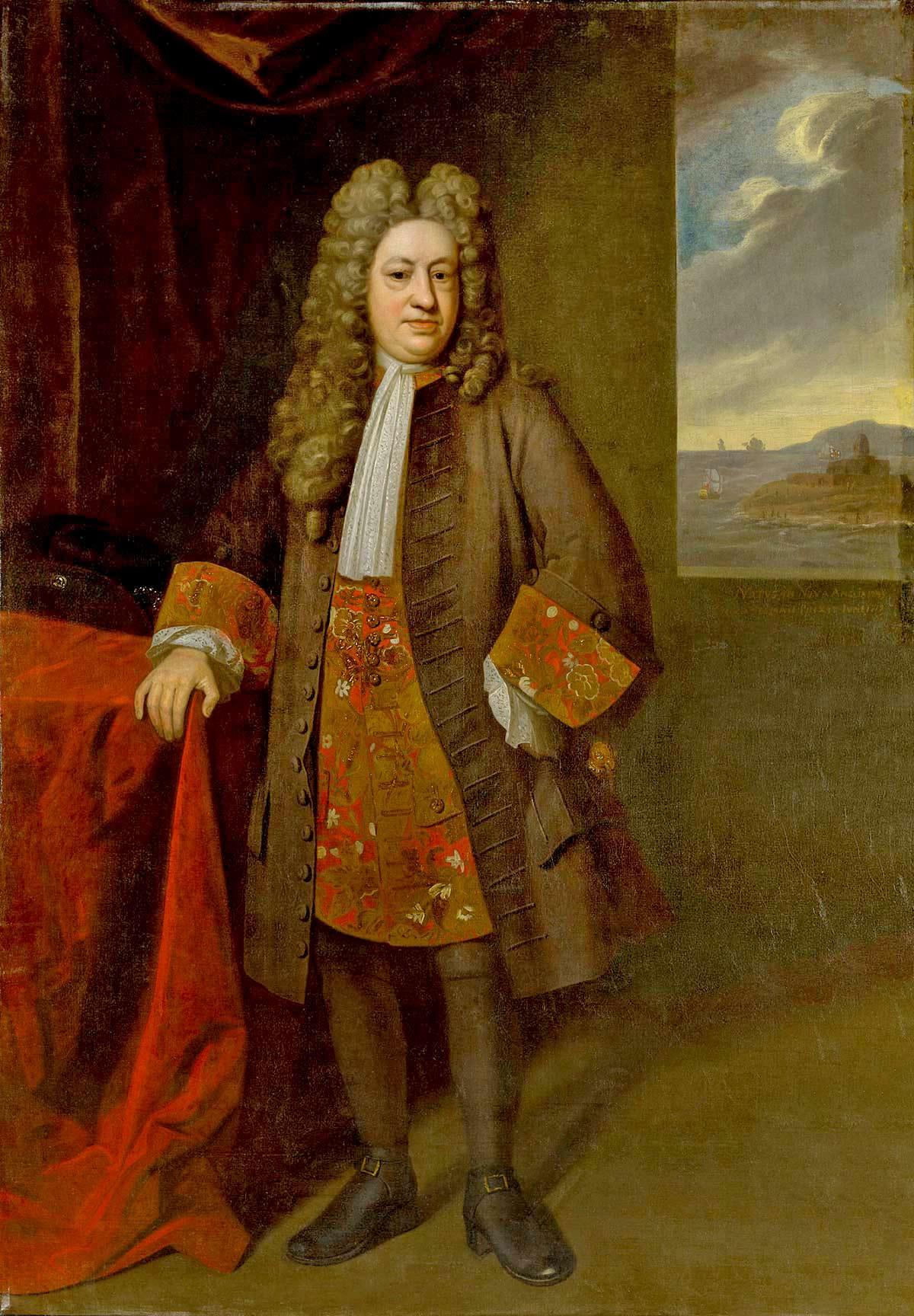 Portrait of Elihu Yale at Yale University Gallery