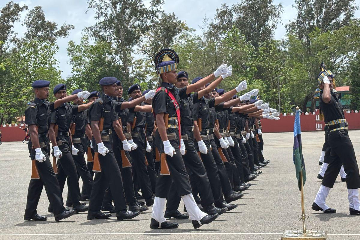 The Passing Out Parade at the 2 Signal Training Centre in Goa