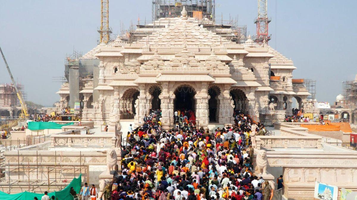 Pran Pratishtha 2.0: Raja Ram consecrated at Ayodhya temple - Rediff.com