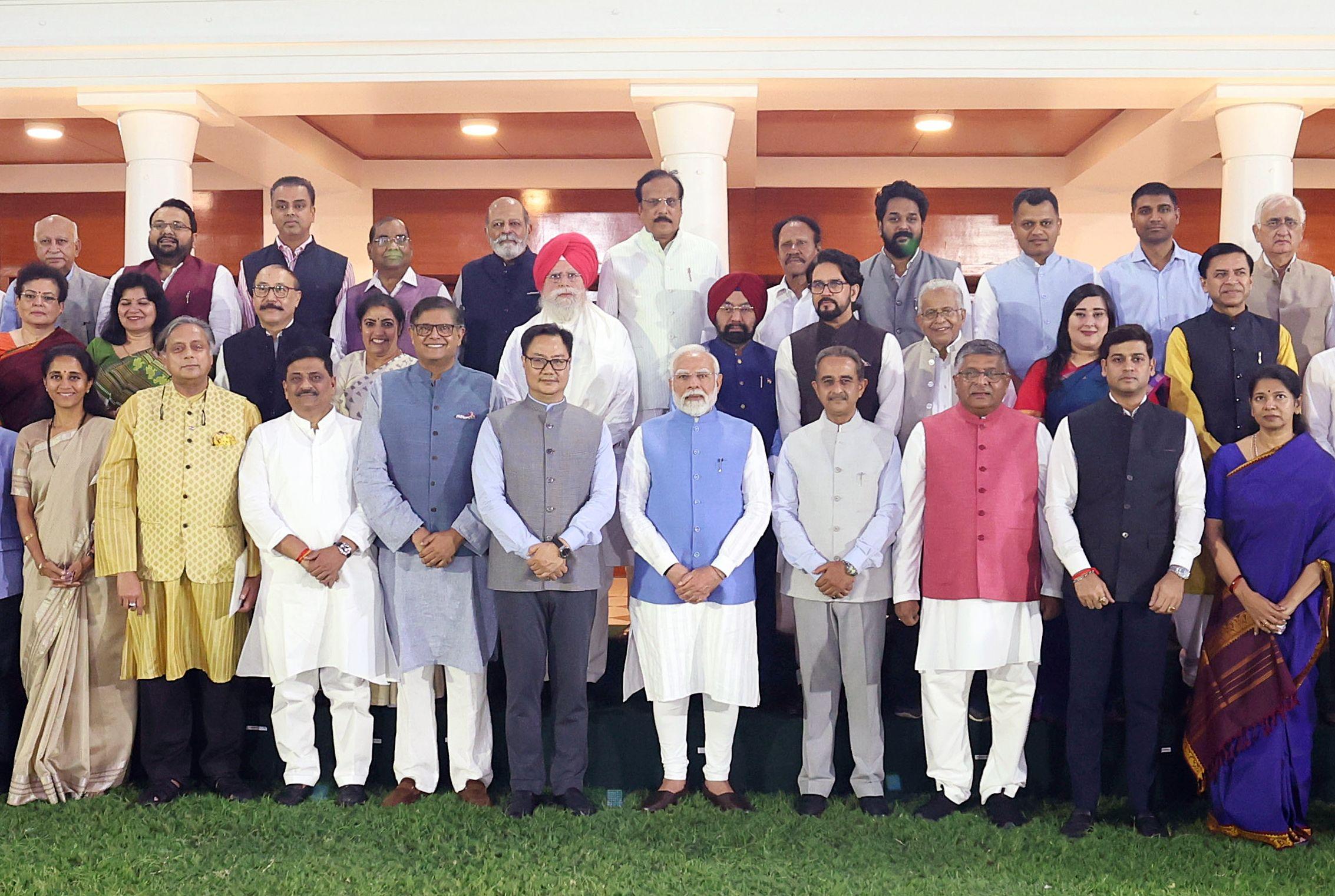 The multi-party delegation on Op Sindoor met the PM on return