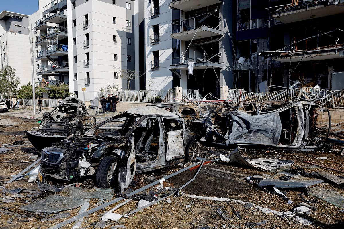 Bombing in Israel by Iran last week. Amir Cohen/Reuters