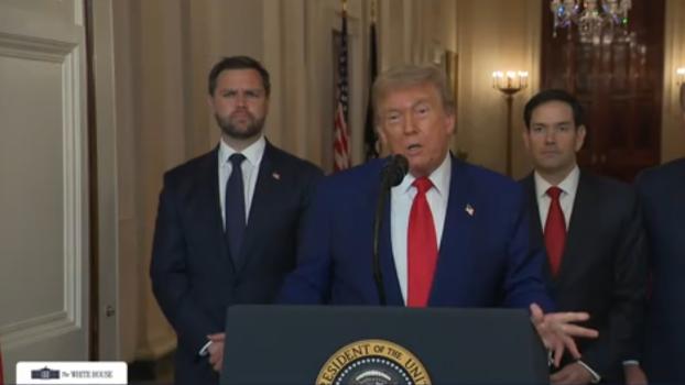 President Donald Trump delivers address to nation after strike on Iran/Courtesy Donald Trump on X