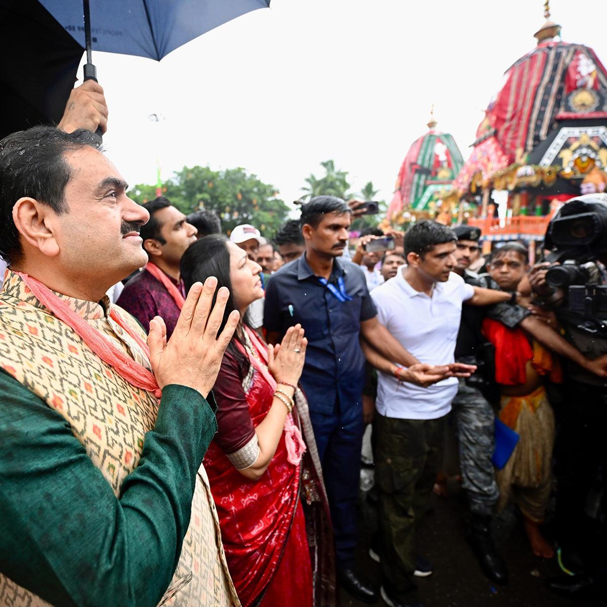 Gautam Adani at Puri
