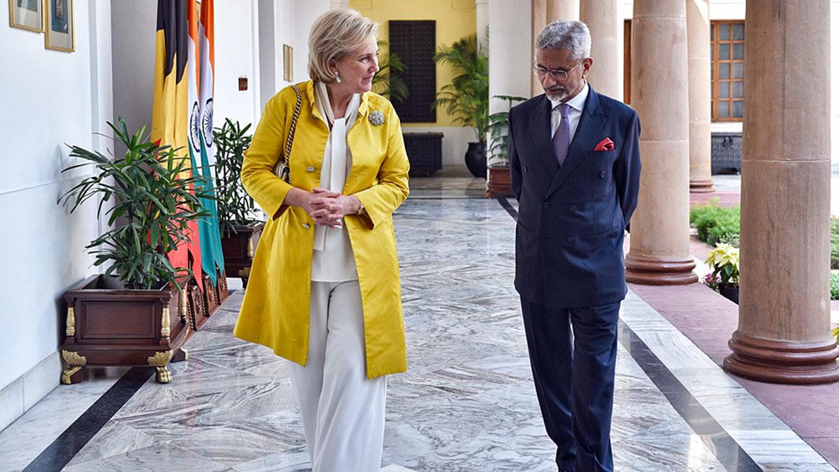 External Affairs Minister S Jaishankar with Princess Astrid of Belgium