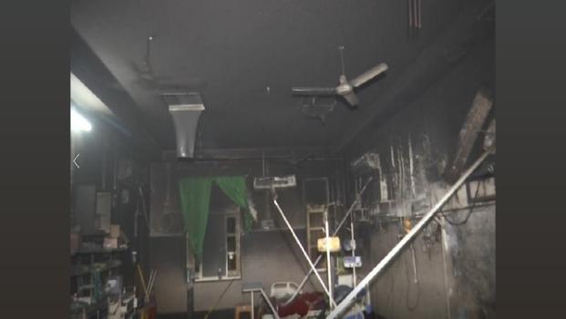 Kamla Raja Hospital where fire broke out on Sunday/ANI Photo