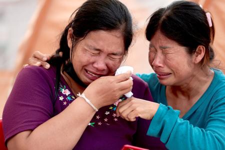 Earthquake rescue in Thailand
