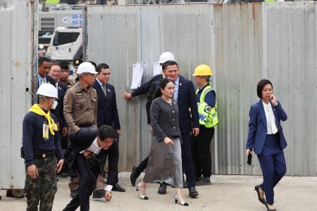 Earthquake rescue in Thailand