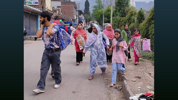 Poonch residents move to safer areas