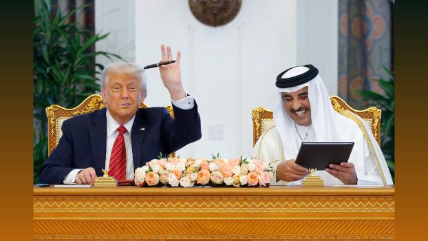 Trump in Qatar