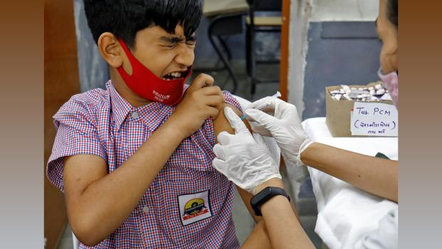 No vaccinations against Covid are being given out now in India