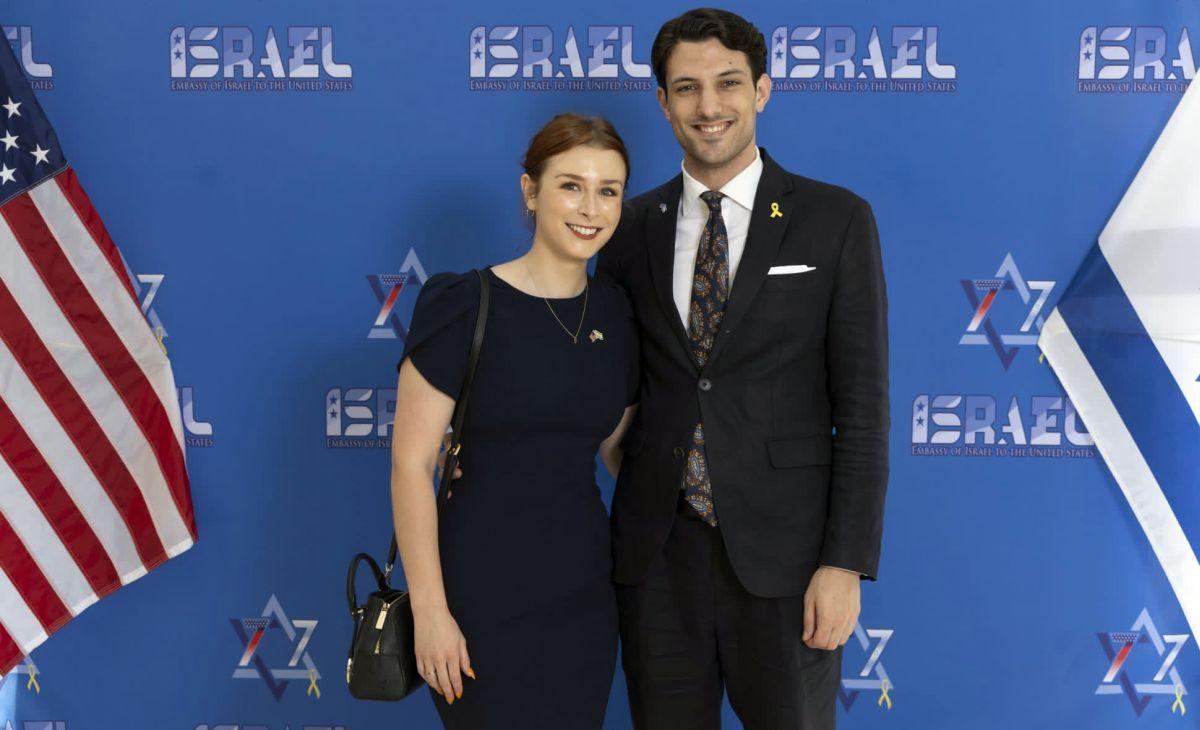 Israeli embassy staffers Sarah Lynn Milgrim and Yaron Lischinsky