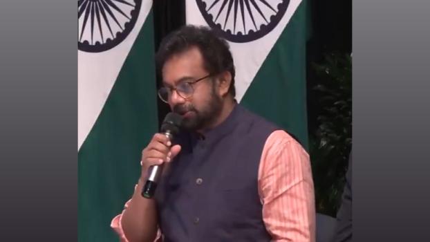CPM MP and all-party delegation member John Brittas speaks to Indian community in Tokyo/ANI on X