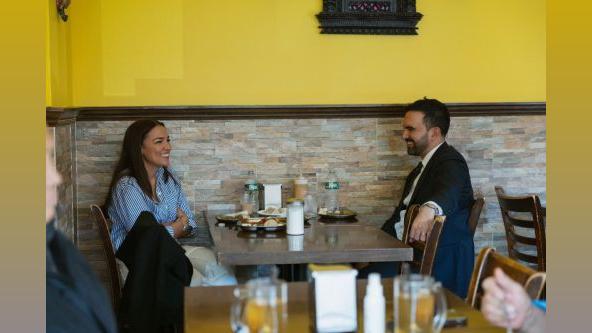 Mamdani has lunch at a Nepalese bistro in Jackson Heights