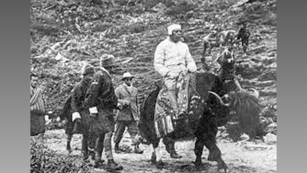 Pt Nehru was 69 years old when he made the arduous trek