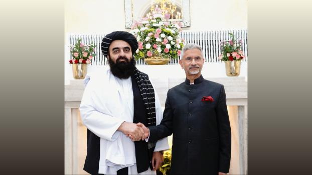 Jaishankar with Muttaqi