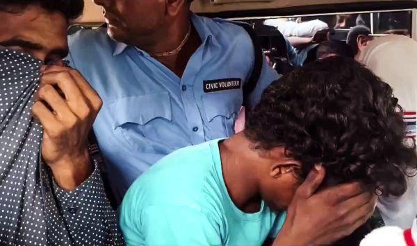 The arrested accused in the case in police custody