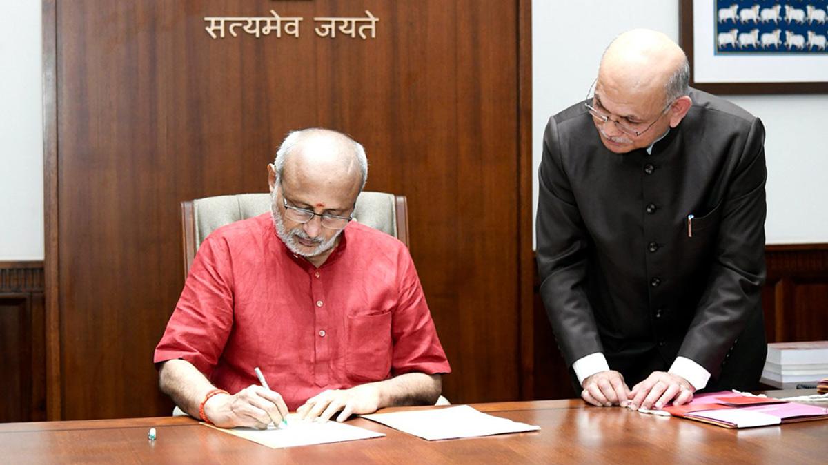 Vice President CP Radhakrishnan formally assumes charge as Chairman of the Rajya Sabha