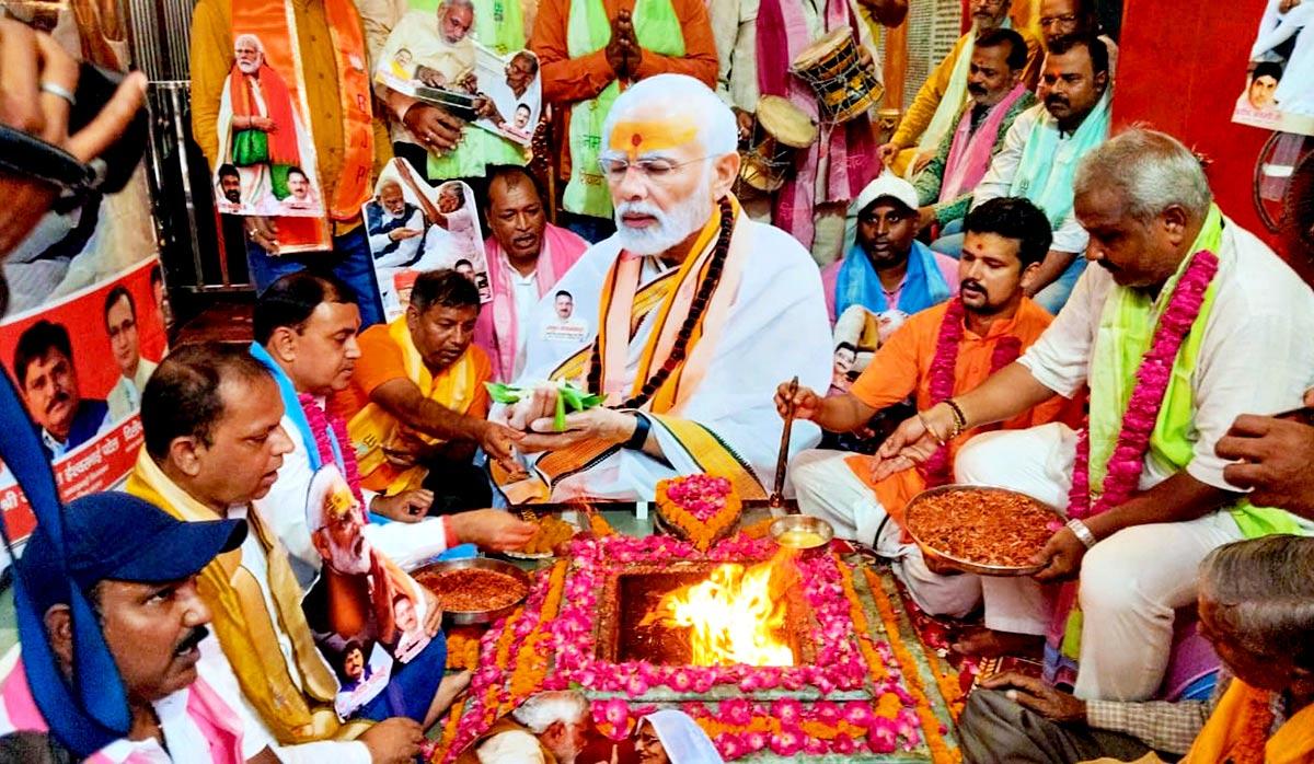 BJP organizes Yagna and Havan Pujan for PM Modi's birthday in Varanasi
