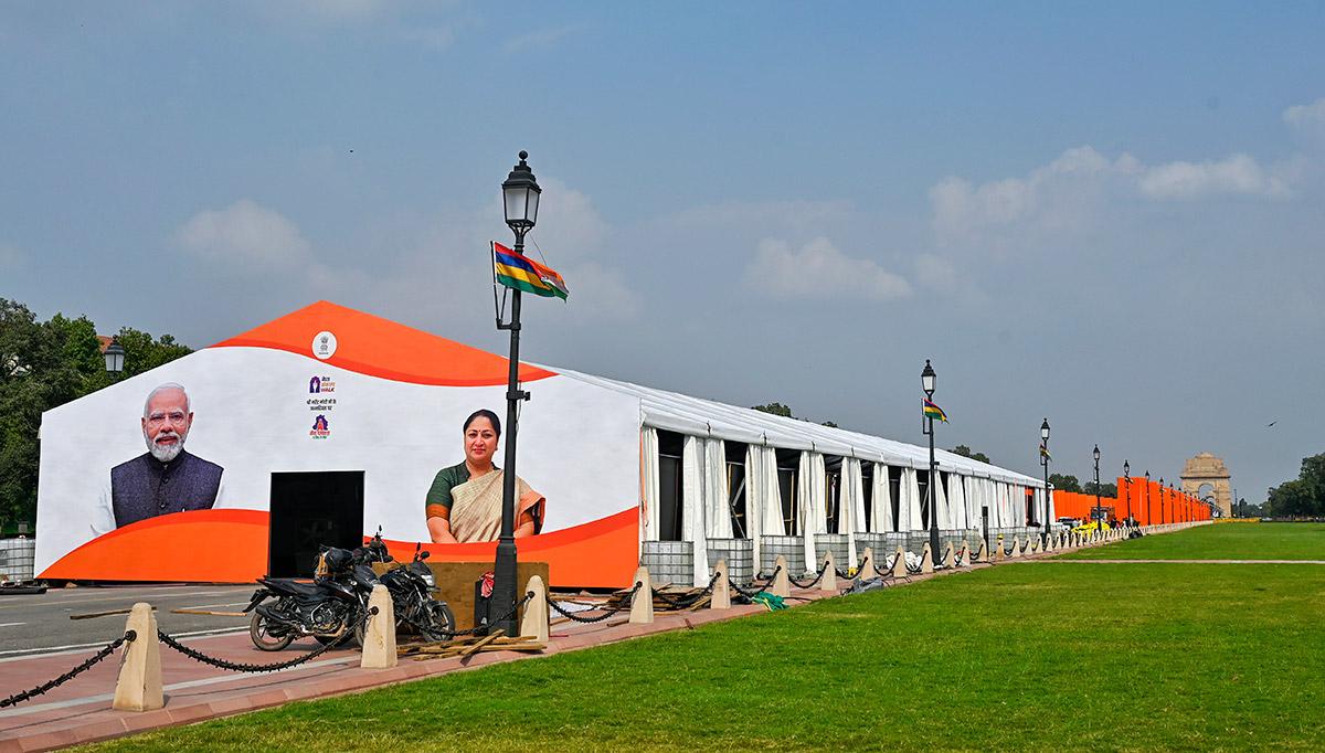 Preparation for Seva Sankalp Walk and blood donation camp in New Delhi