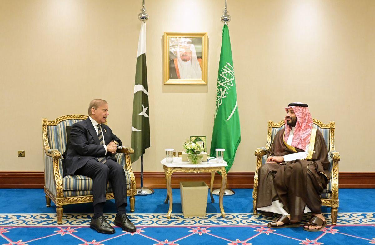 Shehbaz Sharif and Mohammed Bin Salman