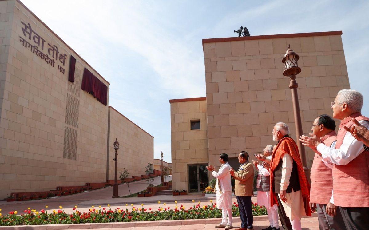 Modi moves to new PMO, Seva Teerth; takes 1st decision on... - Rediff.com