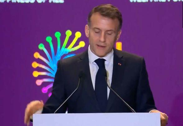 rediff.com - Rediff News - India built what no other nation in the world built: Macron